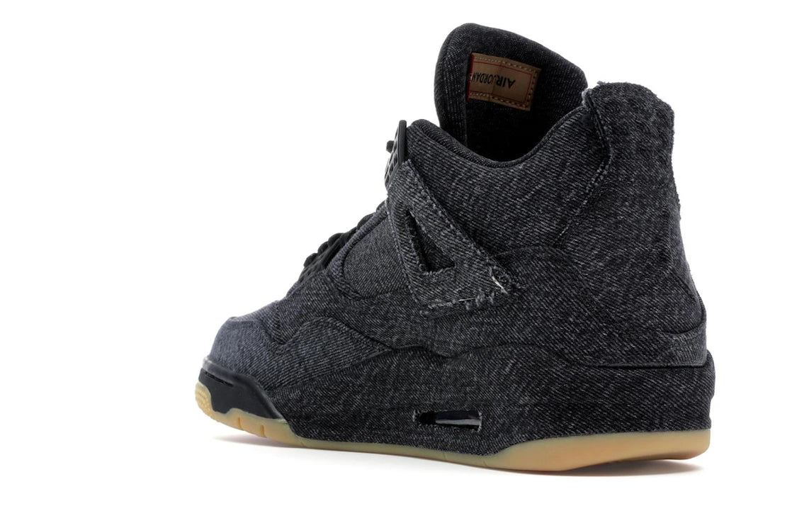 Jordan 4 Retro Levi's Black (Levi's Tag) - vue secondaire B