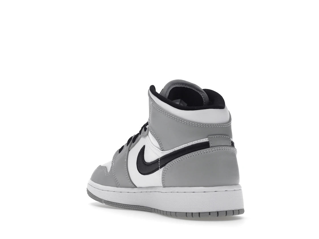Jordan 1 Mid Light Smoke Grey (GS) - vue secondaire B