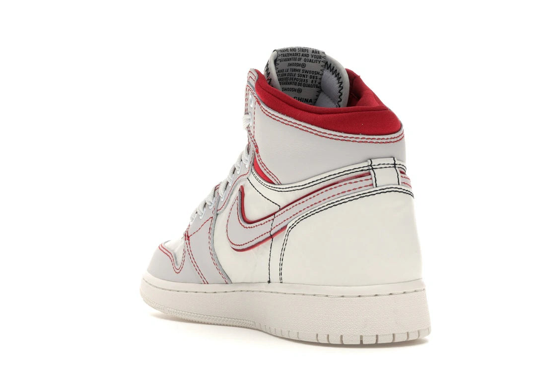 Jordan 1 Retro High Phantom Gym Red (GS) - vue secondaire B