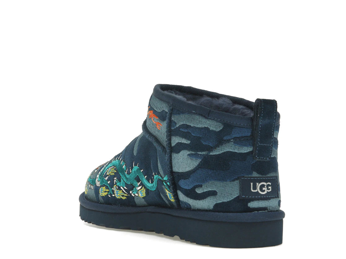UGG Classic Ultra Mini Boot Palace Navy Camo - vue secondaire B