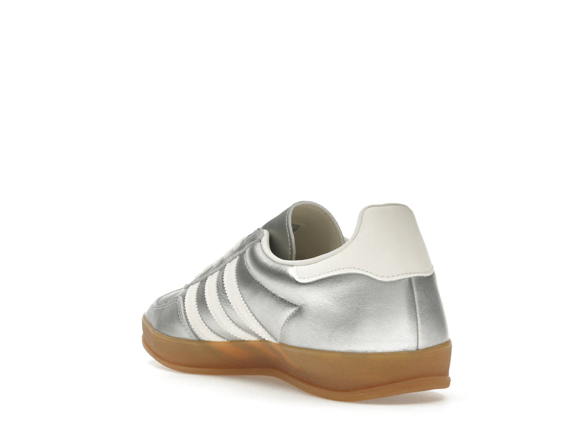 adidas Gazelle Indoor Silver Metallic Core White - vue secondaire B