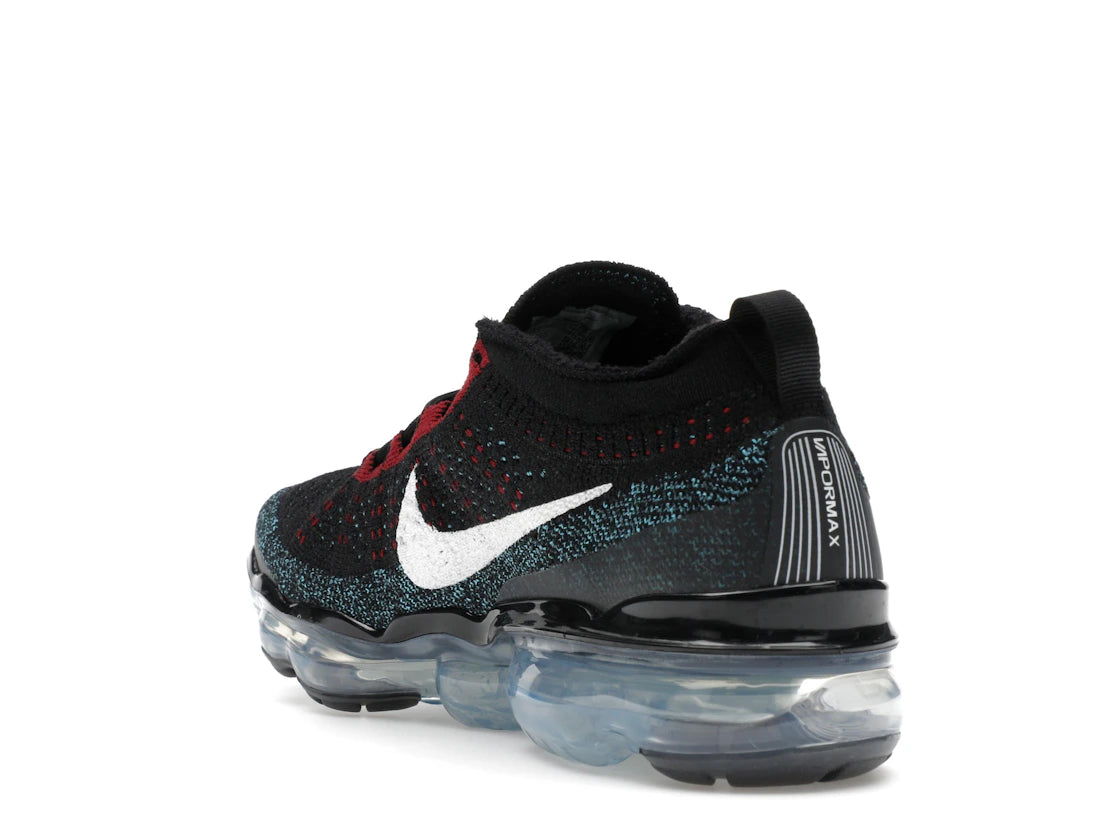 Nike Air VaporMax 2023 Flyknit Schwarz Rot Universitätsblau - vue secondaire B