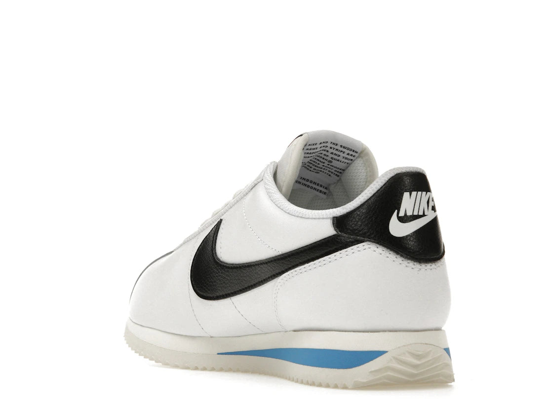 Nike Cortez Weiß Schwarz Hellblau (Damen) - vue secondaire B