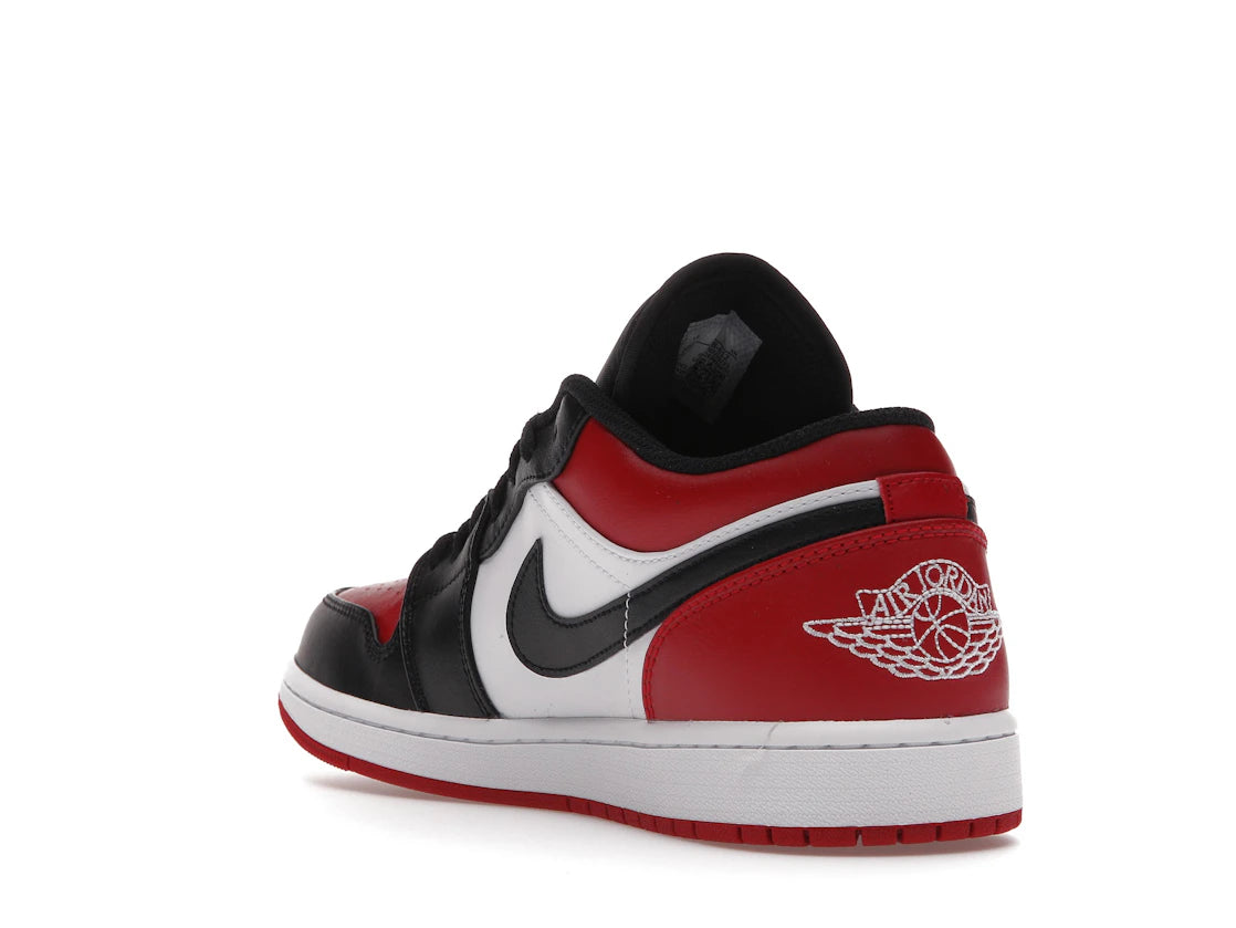 Jordan 1 Low Bred Toe - vue secondaire B