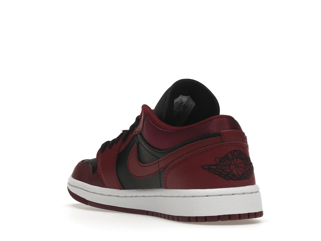 Jordan 1 Low Dunkelbeete Schwarz (Damen) - vue secondaire B