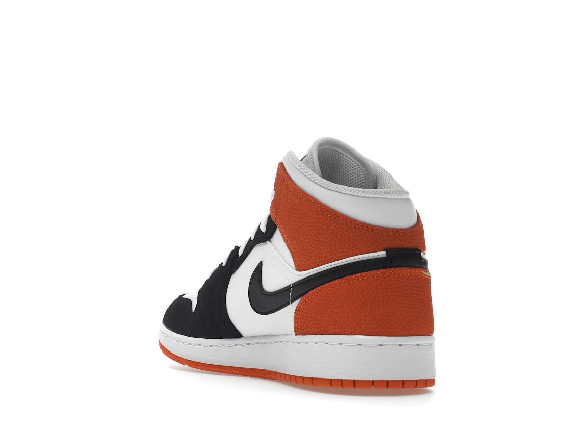 Jordan 1 Mid SE Basketball Blossom (GS) - vue secondaire B