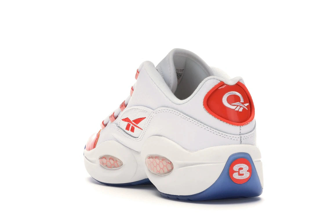 Reebok Question Low Patent Toe Orange - vue secondaire B