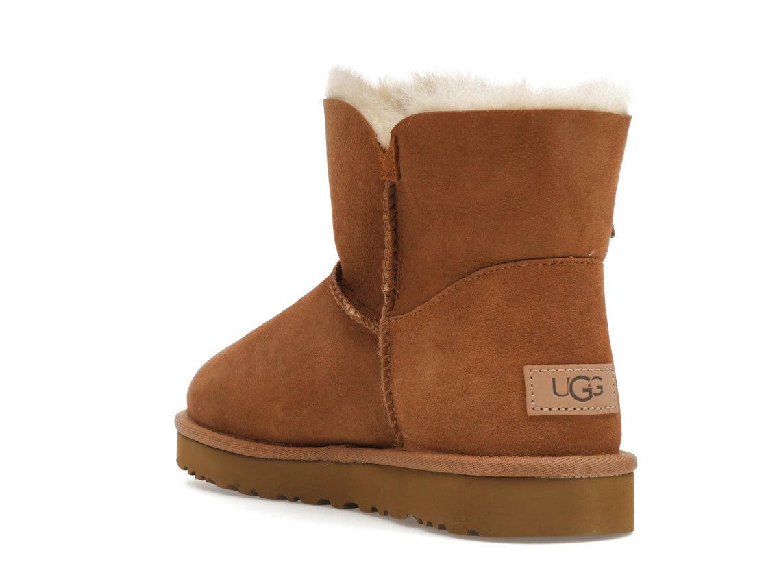 UGG Mini Bailey Button II Chestnut (Women's) - vue secondaire B