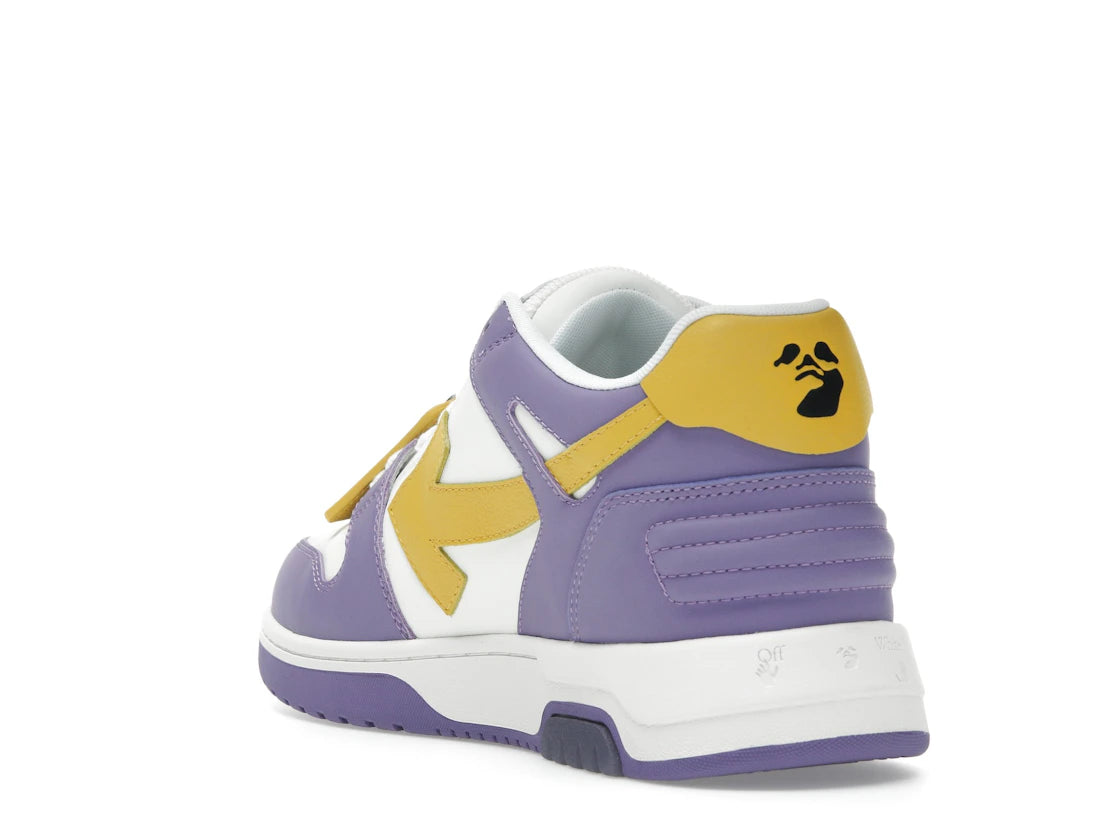 OFF-WHITE Out of Office Sneaker White Purple Yellow - vue secondaire B