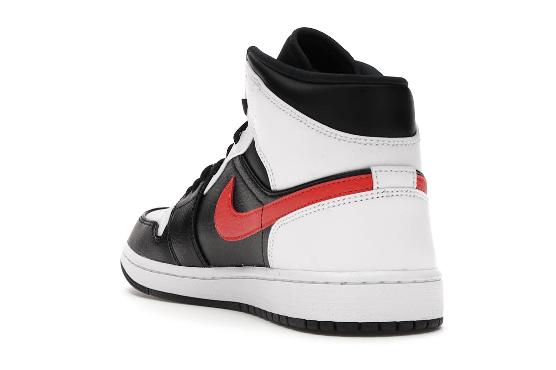 Jordan 1 Mid Black Chile Red White - vue secondaire B