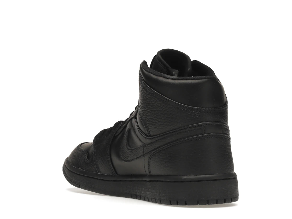 Jordan 1 Mid Triple Black - vue secondaire B