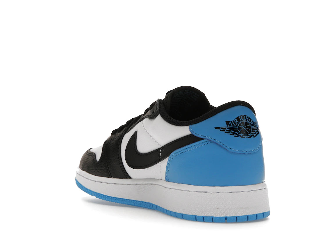Jordan 1 Retro Low OG Black Dark Powder Blue (GS) - vue secondaire B