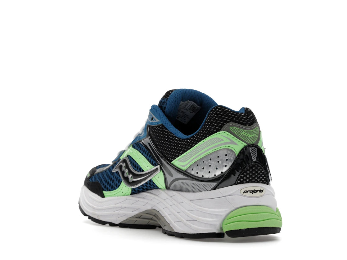 Saucony ProGrid Omni 9 Blue Lime - vue secondaire B