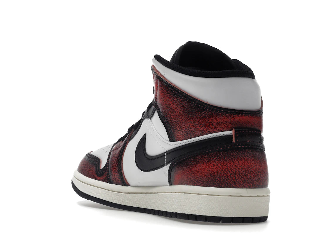 Jordan 1 Mid Wear-Away Chicago - vue secondaire B