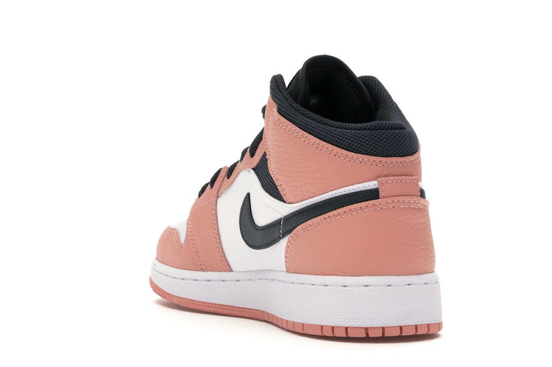 Jordan 1 Mid Pink Quartz (GS) - vue secondaire B