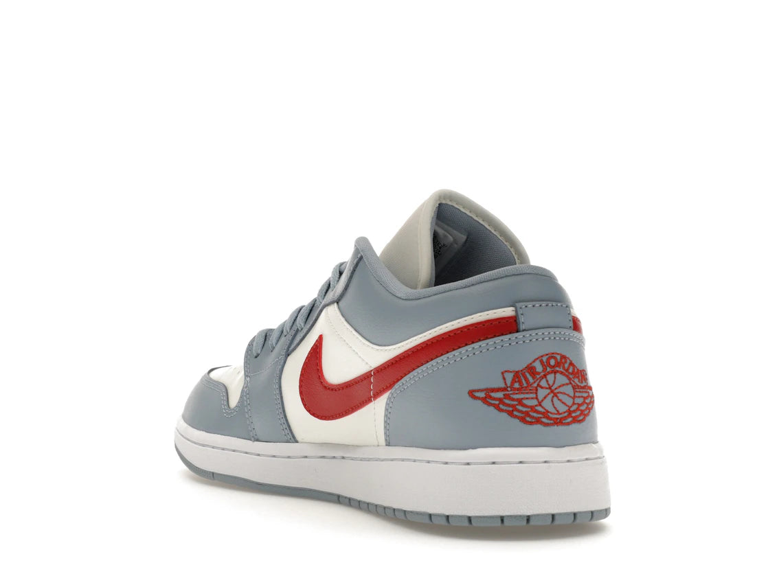 Jordan 1 Low Blue Whisper Dune Red (Women's) - vue secondaire B