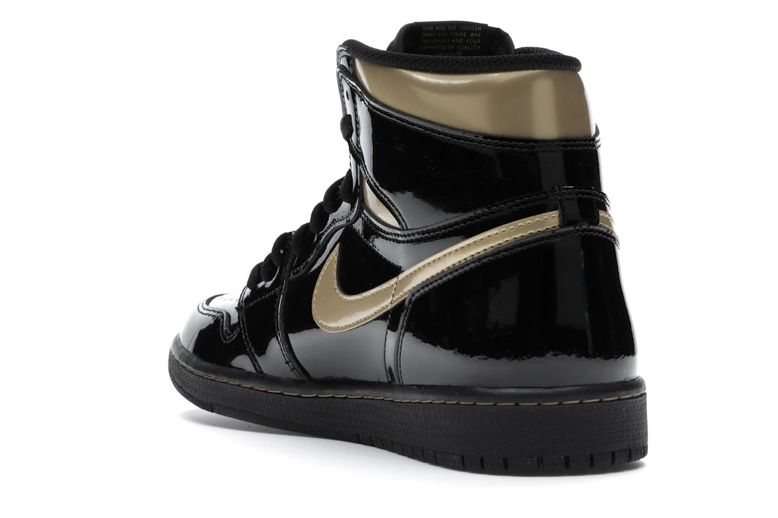 Jordan 1 Retro High Black Metallic Gold (2020) - vue secondaire B