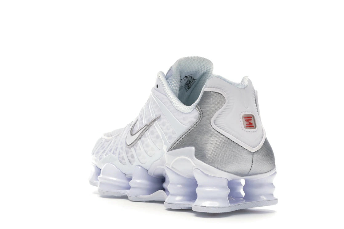 Nike Shox TL White Metallic Silver - vue secondaire B