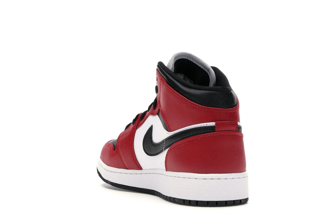 Jordan 1 Mid Chicago Black Toe (GS) - vue secondaire B