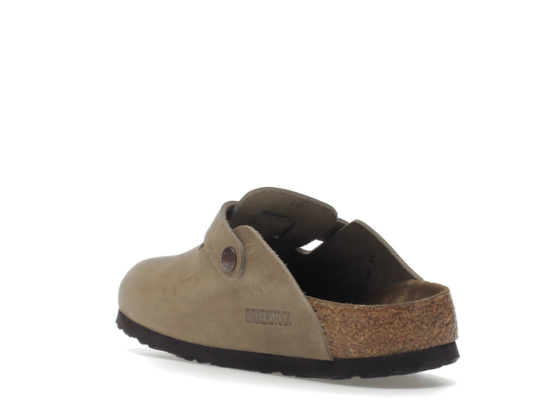 Birkenstock Boston Soft Footbed Oiled Leather Tobacco Brown - vue secondaire B