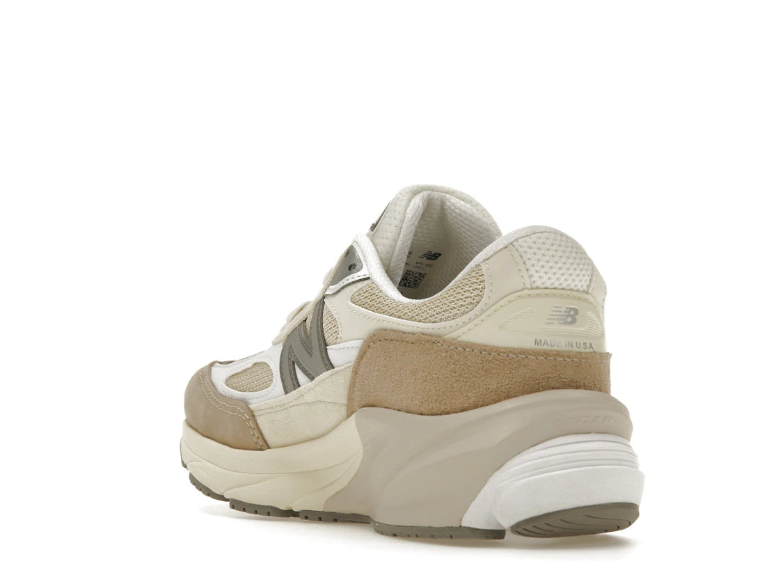 New Balance 990v6 MiUSA Creme - vue secondaire B