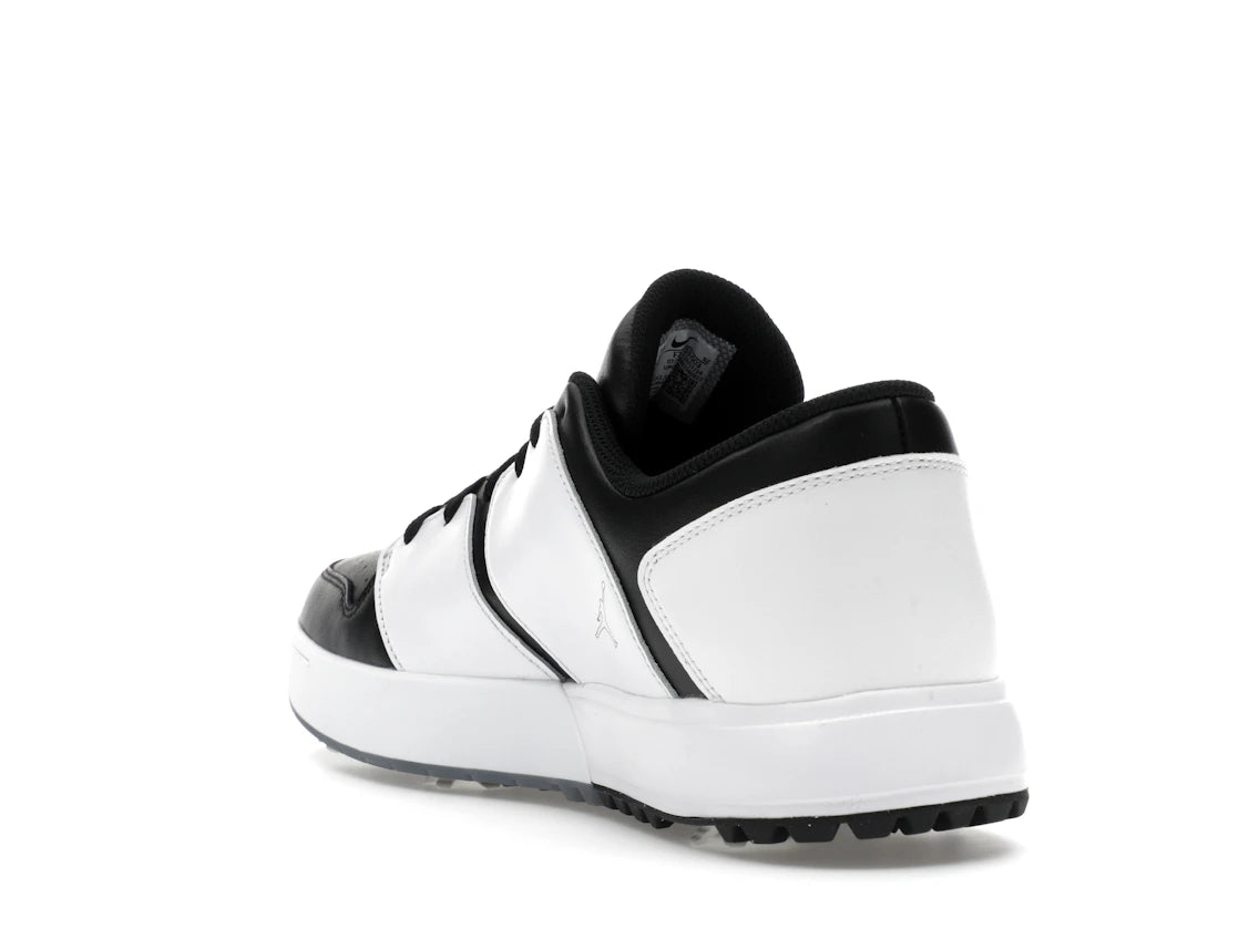 Jordan Nu Retro 1 Low Golf Schwarz Weiß - vue secondaire B