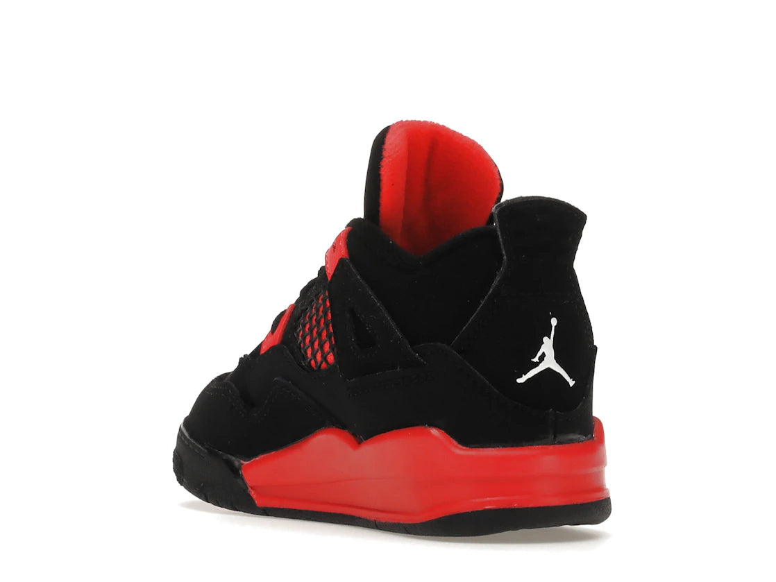 Jordan 4 Retro Red Thunder (TD) - vue secondaire B