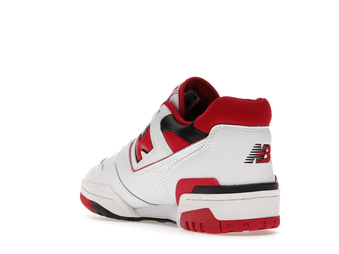 New Balance 550 Weiß Rot - vue secondaire B