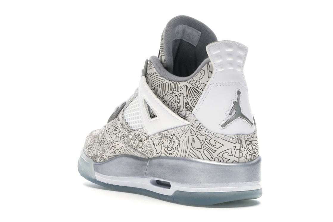 Jordan 4 Retro Laser (GS) - vue secondaire B