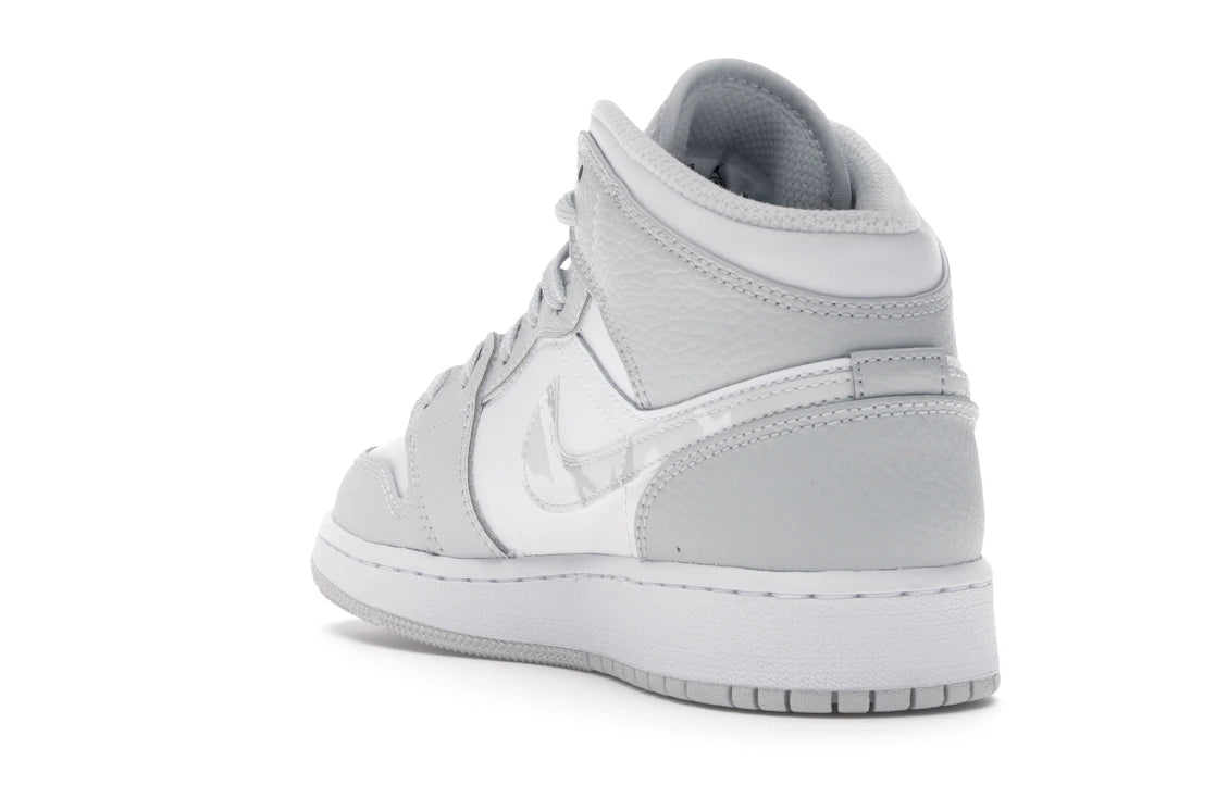 Jordan 1 Mid Grey Camo (GS) - vue secondaire B