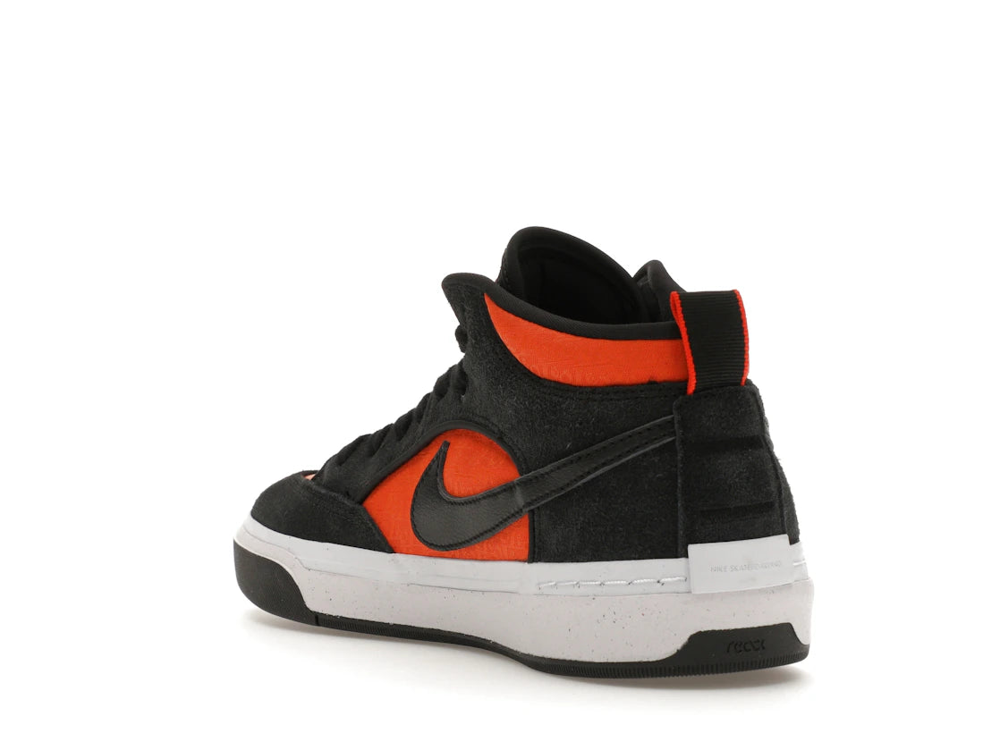 Nike SB React Leo Schwarz/Elektro-Orange - vue secondaire B