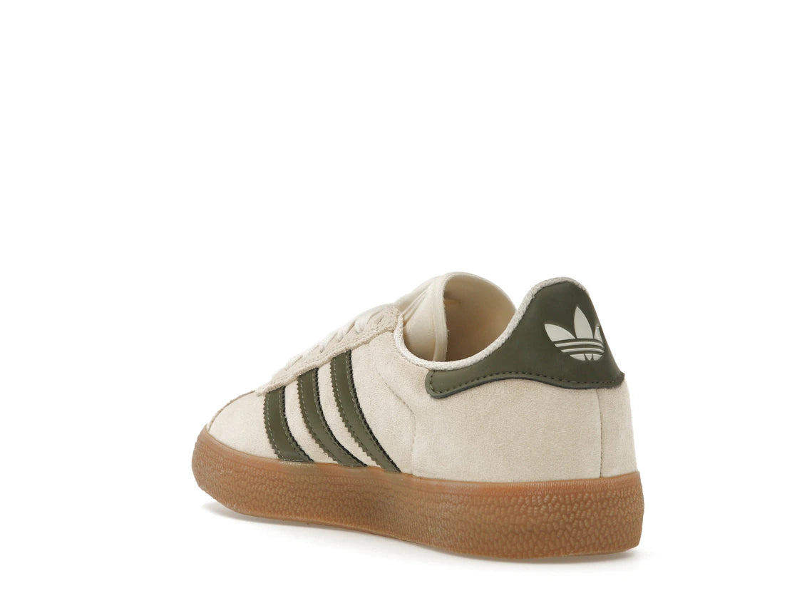 adidas Gazelle ADV Ecru Tint Focus Olive - vue secondaire B