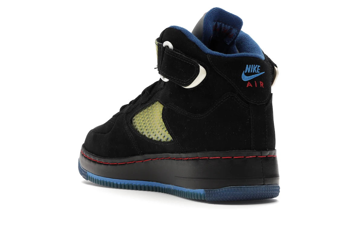 Jordan AJF 5 Black Blue Ribbon Varsity Red - vue secondaire B
