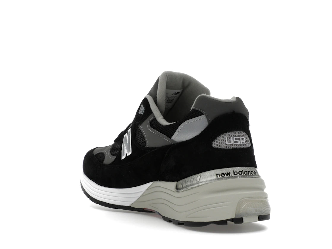 New Balance 992 MiUSA Schwarz Grau - vue secondaire B