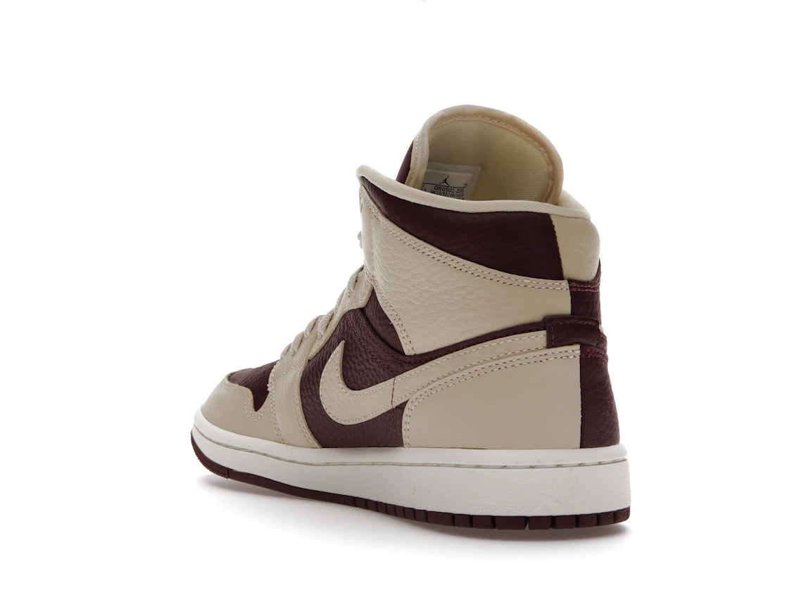Jordan 1 Mid SE Split Beach Cherrywood Red (Women's) - vue secondaire B