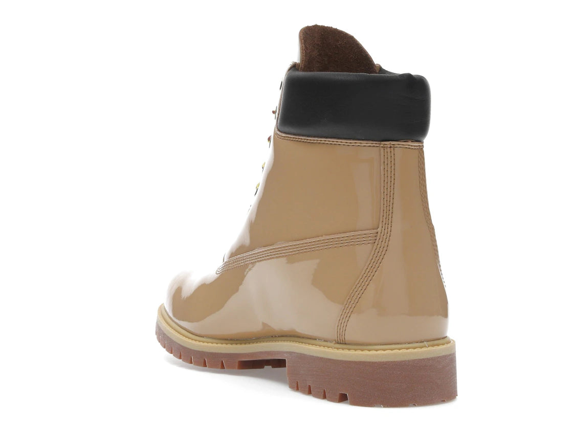 Timberland 6" Premium Waterproof Patent Boots Finch Wheat - vue secondaire B