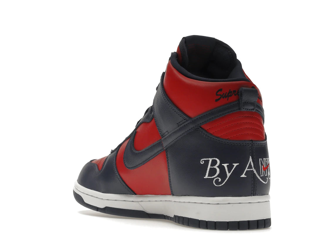 Nike SB Dunk High Supreme By Any Means Navy - vue secondaire B