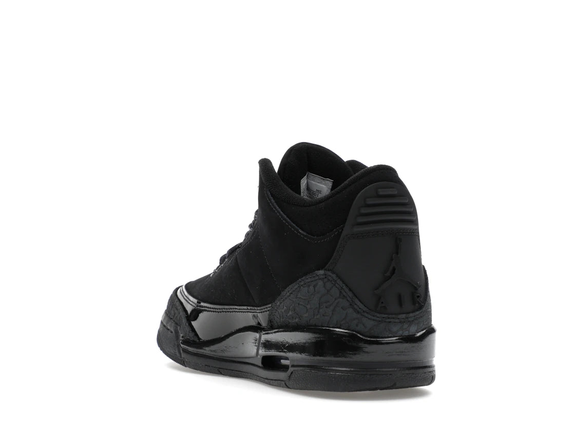 Jordan 3 Retro Black Cat (2025) (GS) - vue secondaire B