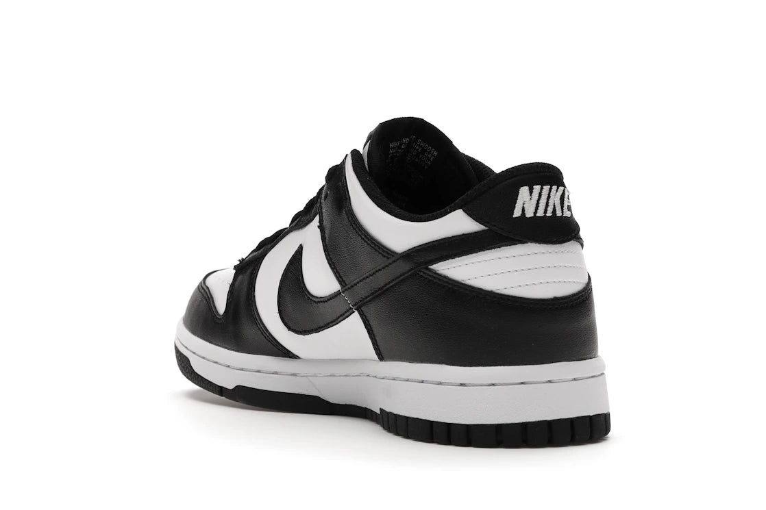Nike Dunk Low Retro Weiß Schwarz Panda (GS) - vue secondaire B
