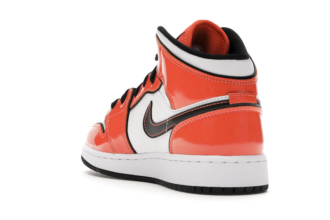 Jordan 1 Mid Turf Orange (GS) - vue secondaire B