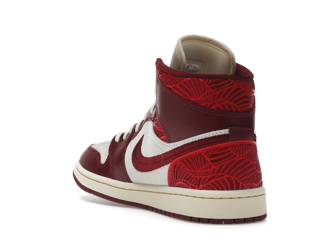 Jordan 1 Mid SE Tiki Leaf Team Red (Damen) - vue secondaire B