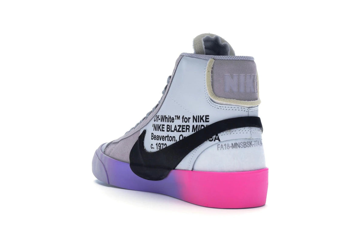 Nike Blazer Mid Off-White Wolf Gray Serena Queen - vue secondaire B