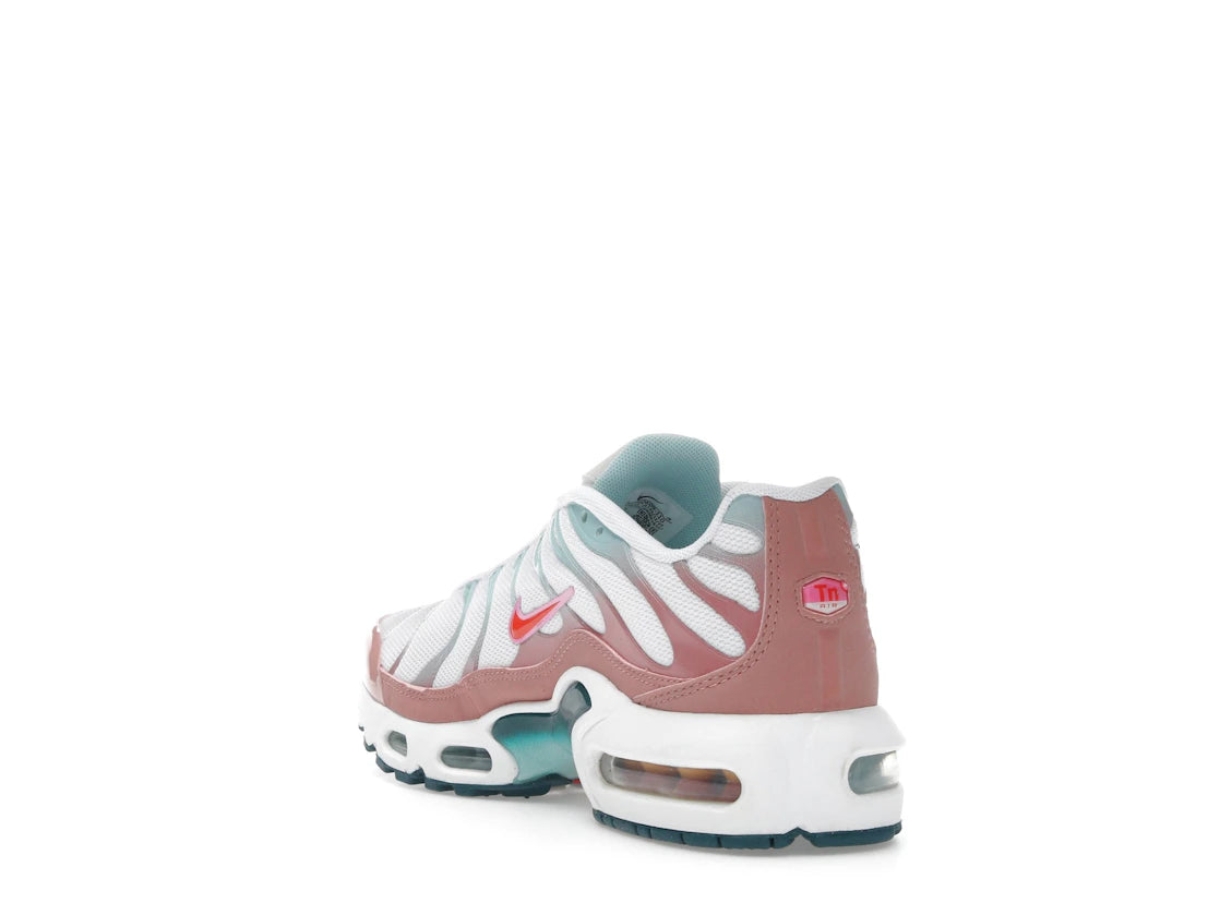 Nike Air Max Plus White Red Stardust Jade Ice Siren Red (GS) - vue secondaire B
