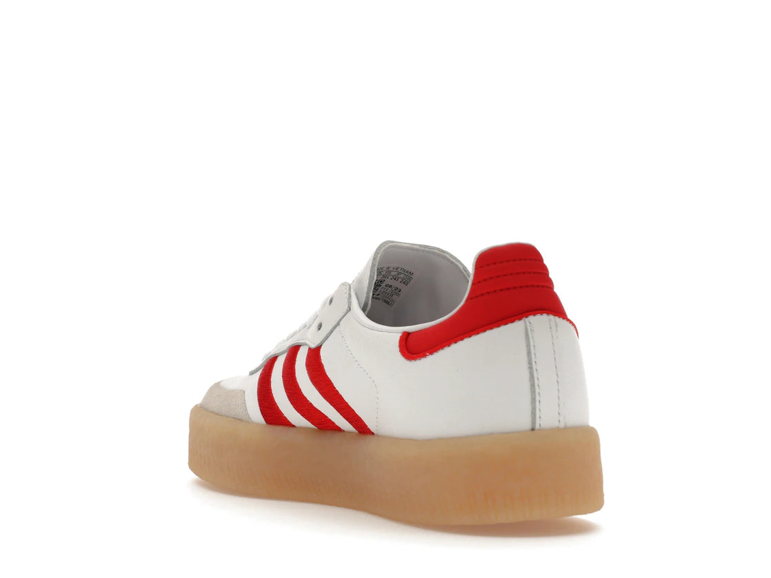 adidas Sambae White Better Scarlet Gum (Damen) - vue secondaire B