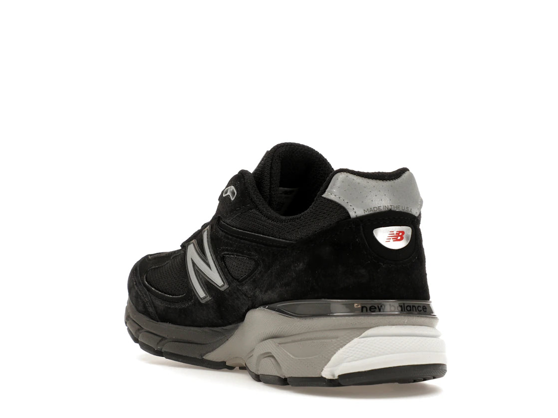 New Balance 990v4 MiUSA Schwarz Silber - vue secondaire B