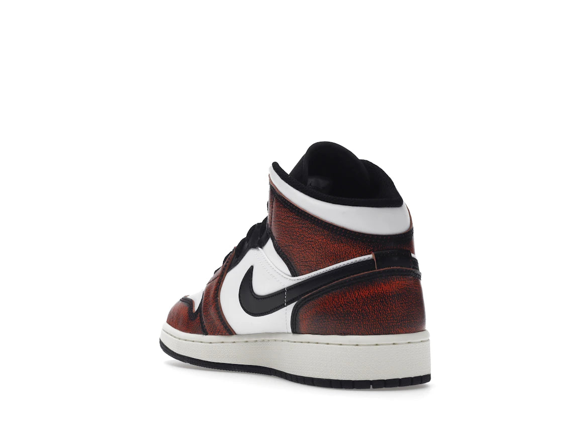 Jordan 1 Mid Wear-Away Chicago (GS) - vue secondaire B