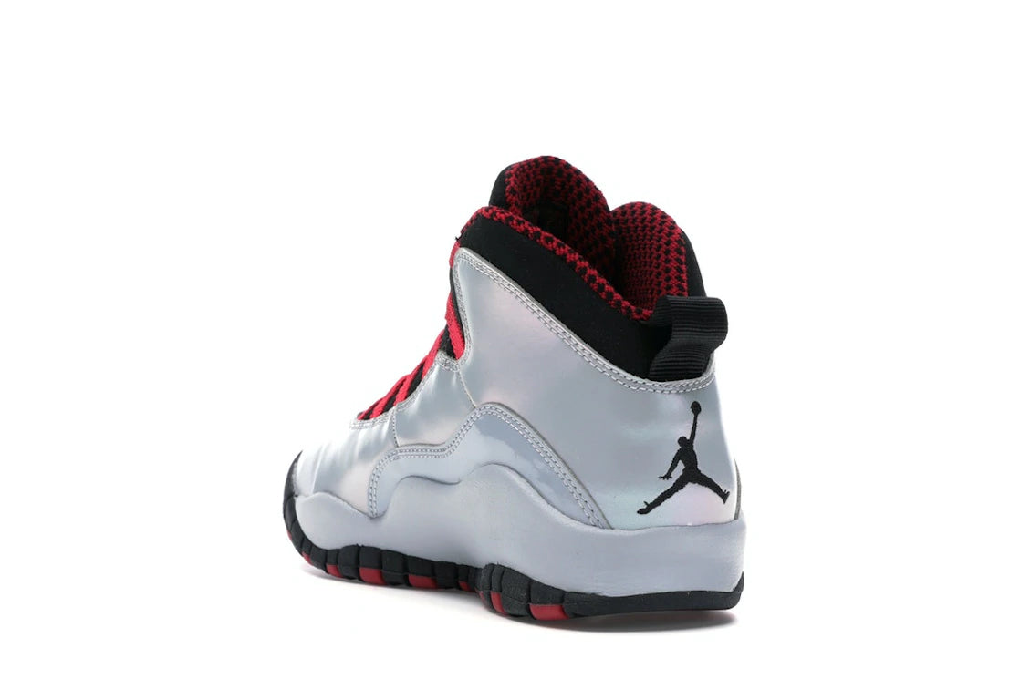 Jordan 10 Retro Wolf Gray Black Legion (GS) - vue secondaire B