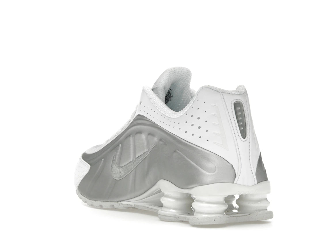 Nike Shox R4 White Bright Crimson Metallic Silver - vue secondaire B