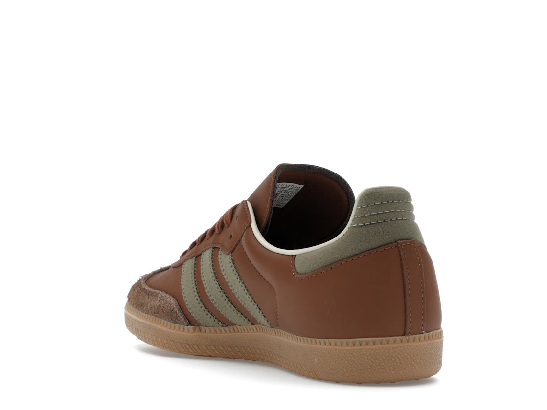 adidas Samba OG Preloved Brown Olive Strata - vue secondaire B