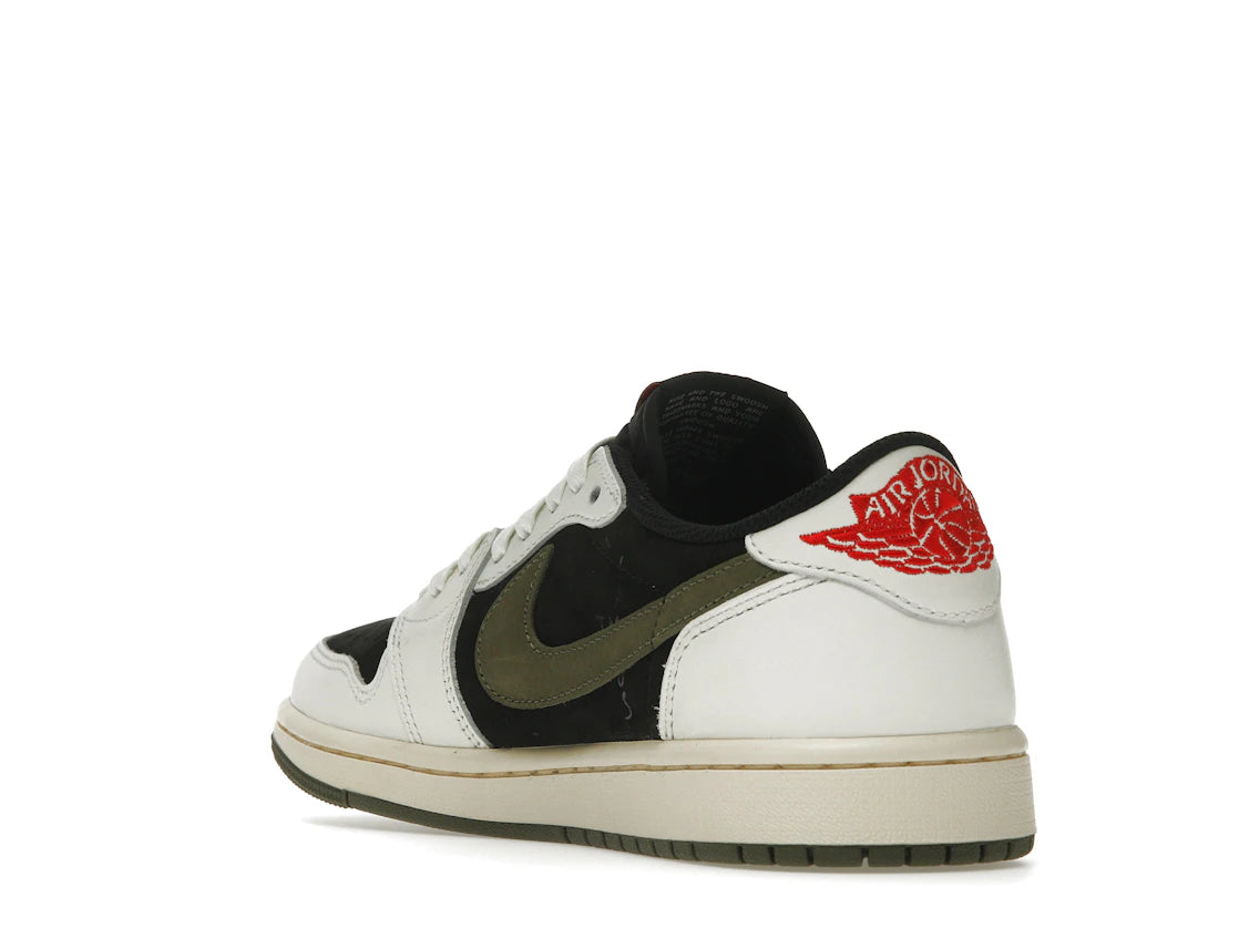 Jordan 1 Retro Low OG SP Travis Scott Olive (Women's) - vue secondaire B